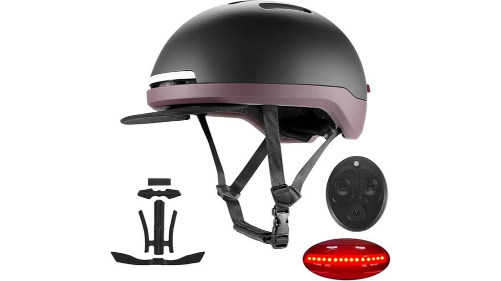 smart led bike helmet
