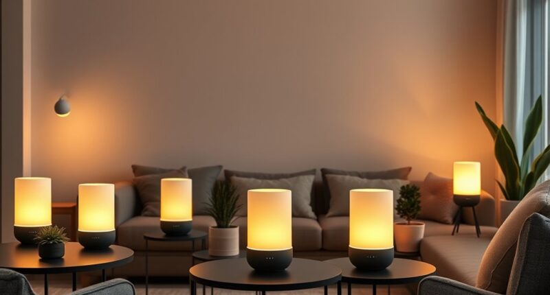 smart speaker lamps list