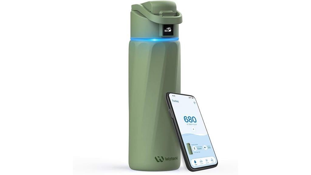 smart stainless steel water bottle