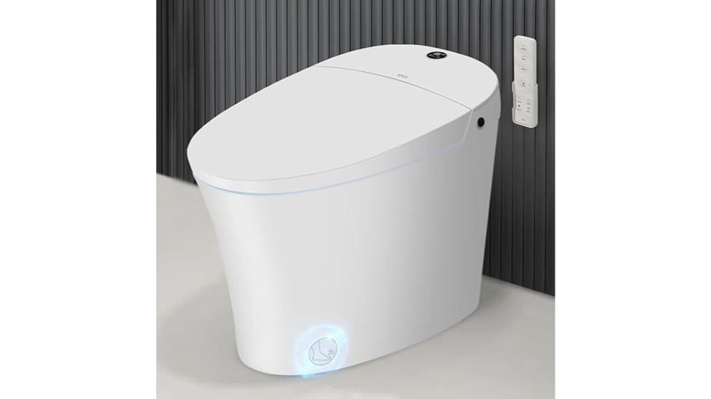 smart toilet with bidet