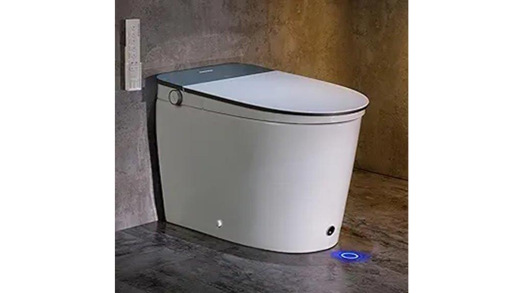 smart toilet with bidet