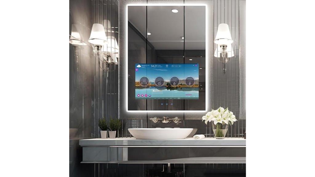 smart touch bathroom mirror
