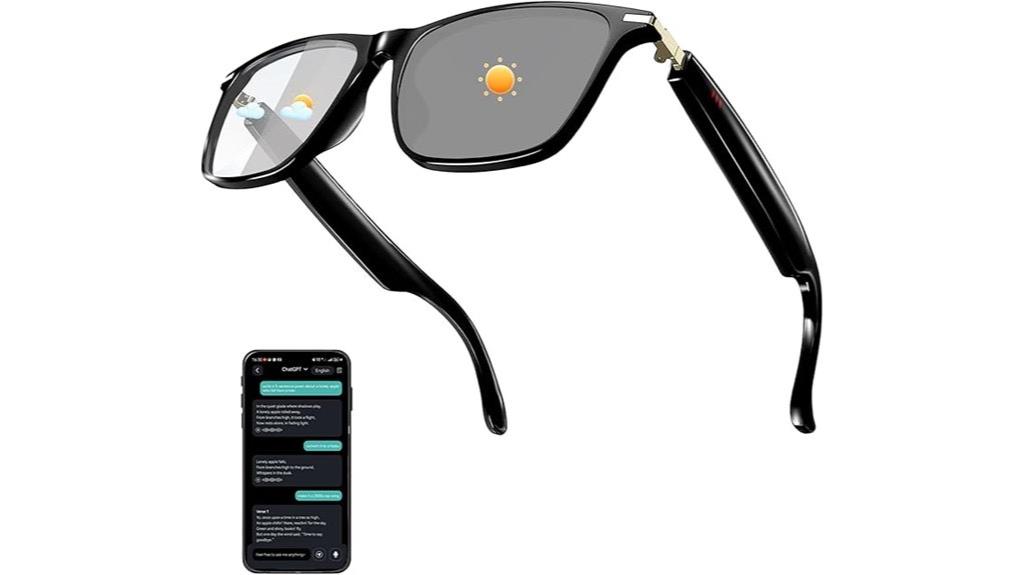 smart translation bluetooth glasses