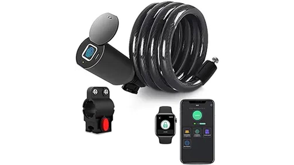 smart waterproof bike lock