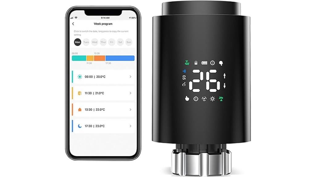 smart zigbee radiator thermostat