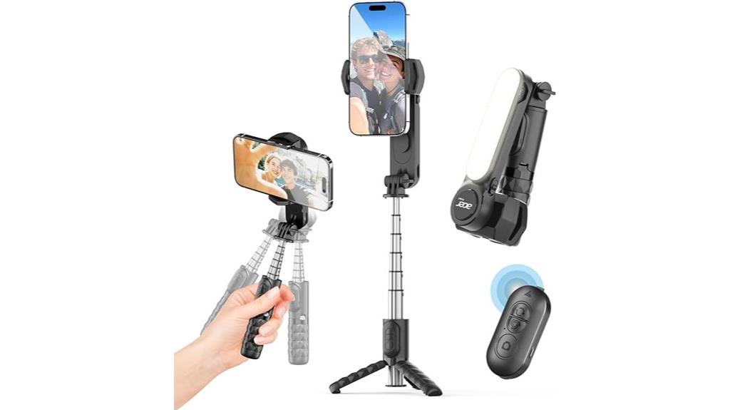 smartphone gimbal with accessories
