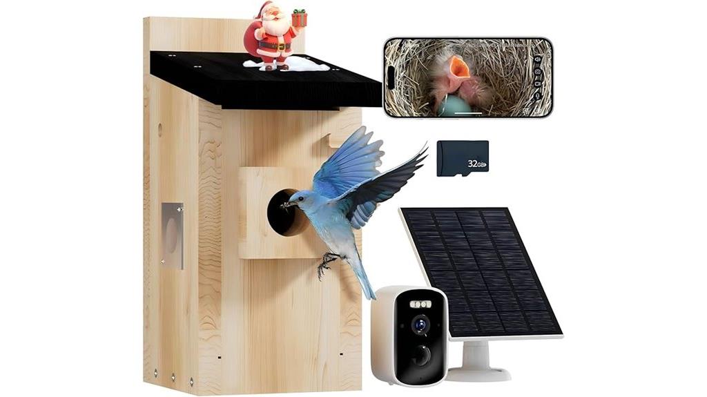 solar powered bird camera