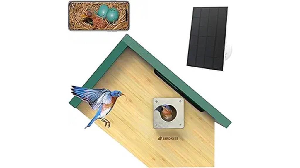 solar powered bird house