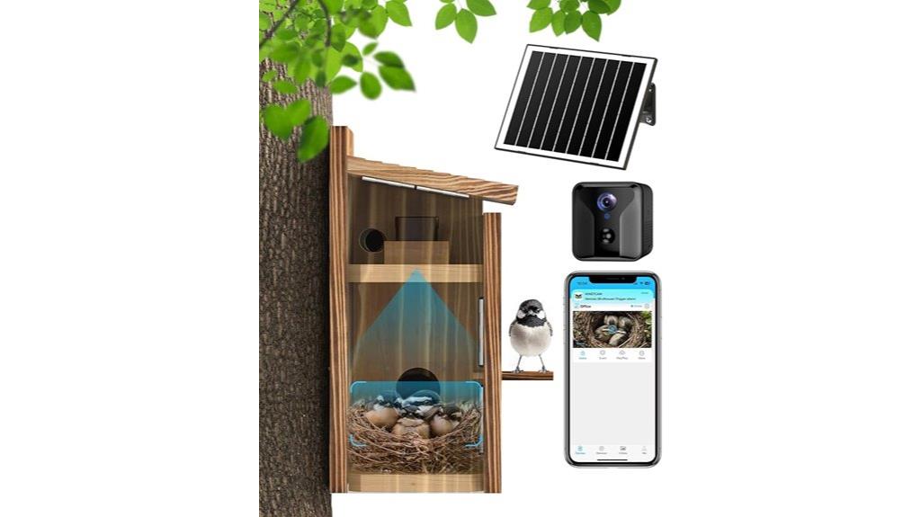 solar powered bird house