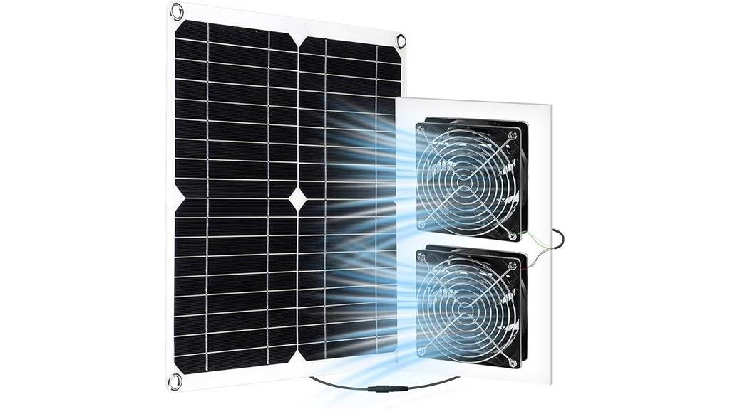 solar powered chicken fan