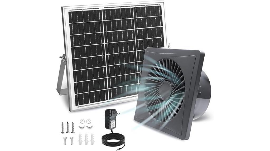 solar powered exhaust fan