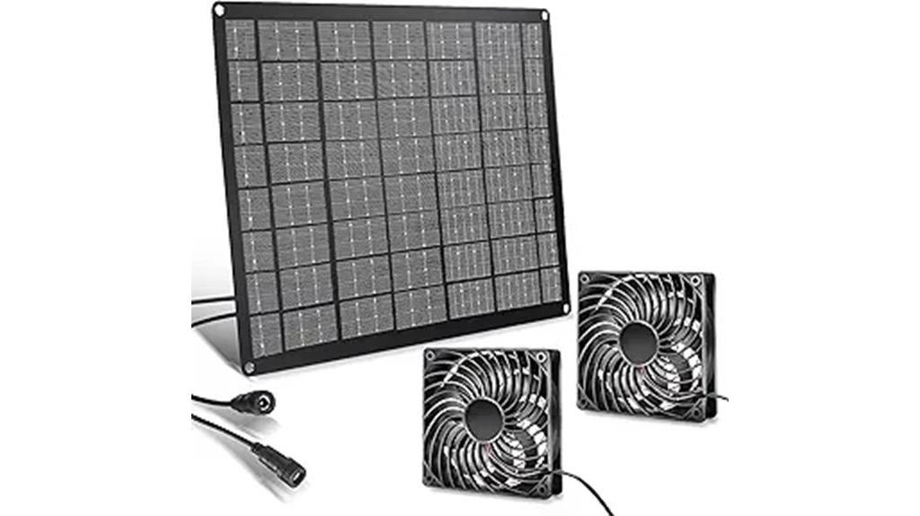 solar powered mini exhaust fans