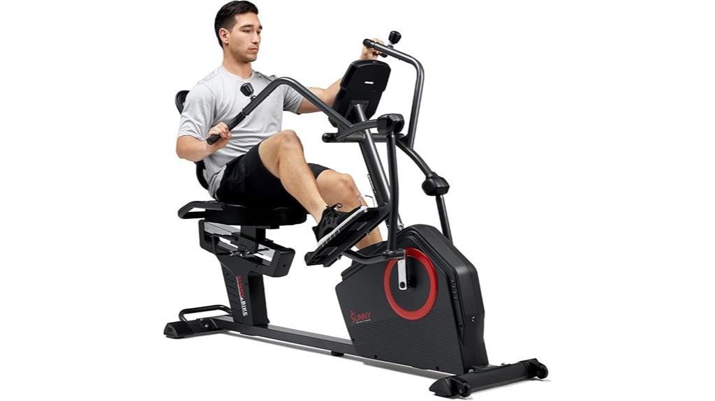 sunny health elliptical trainer