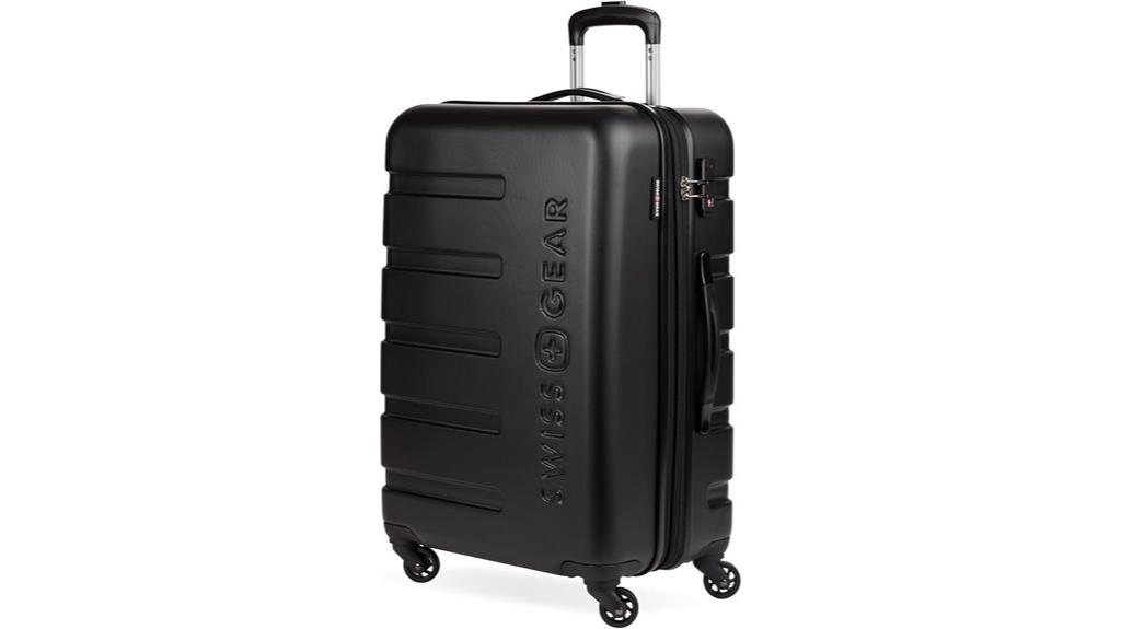 swissgear spinner hard suitcase