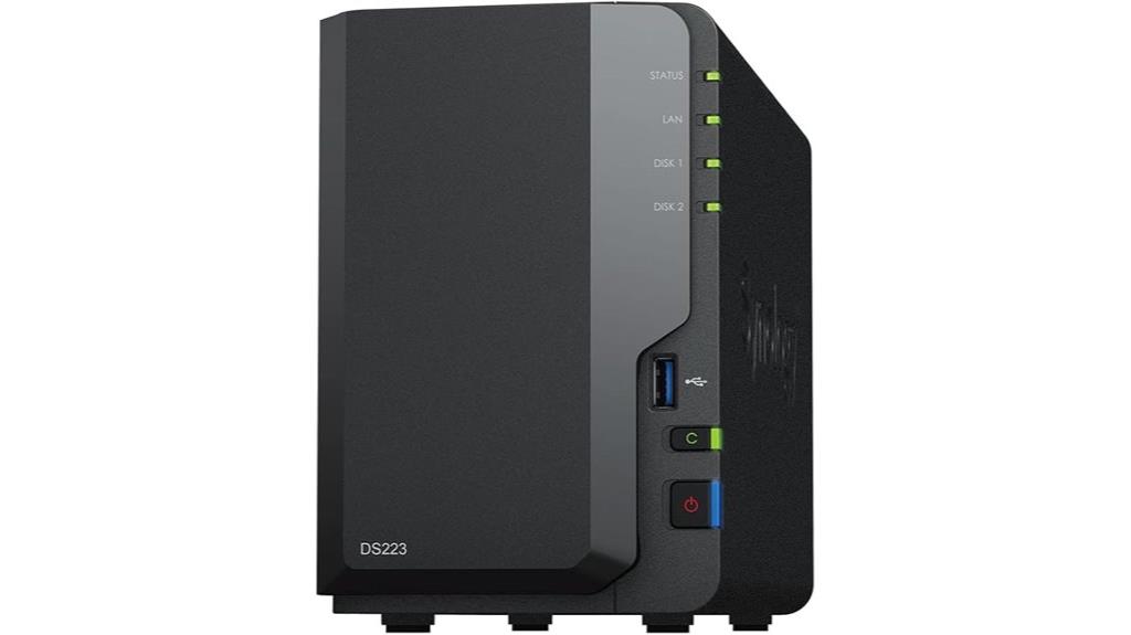 synology 2 bay nas
