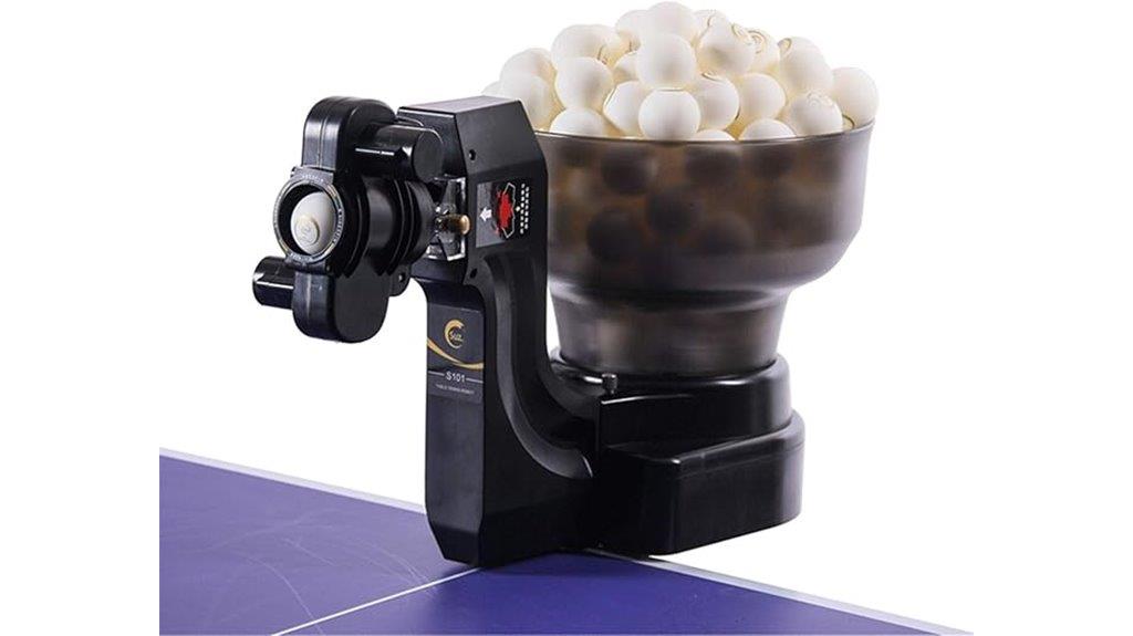 table tennis robot with 40mm balls