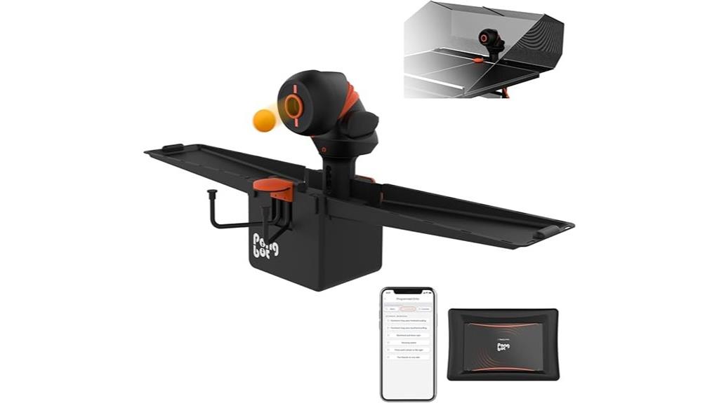 table tennis robot with net