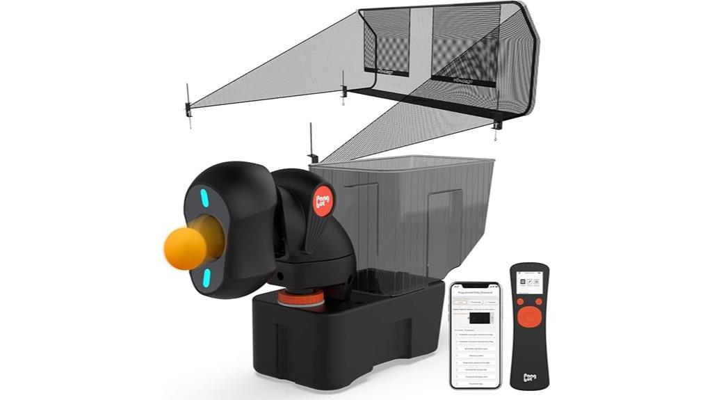 table tennis robot with net