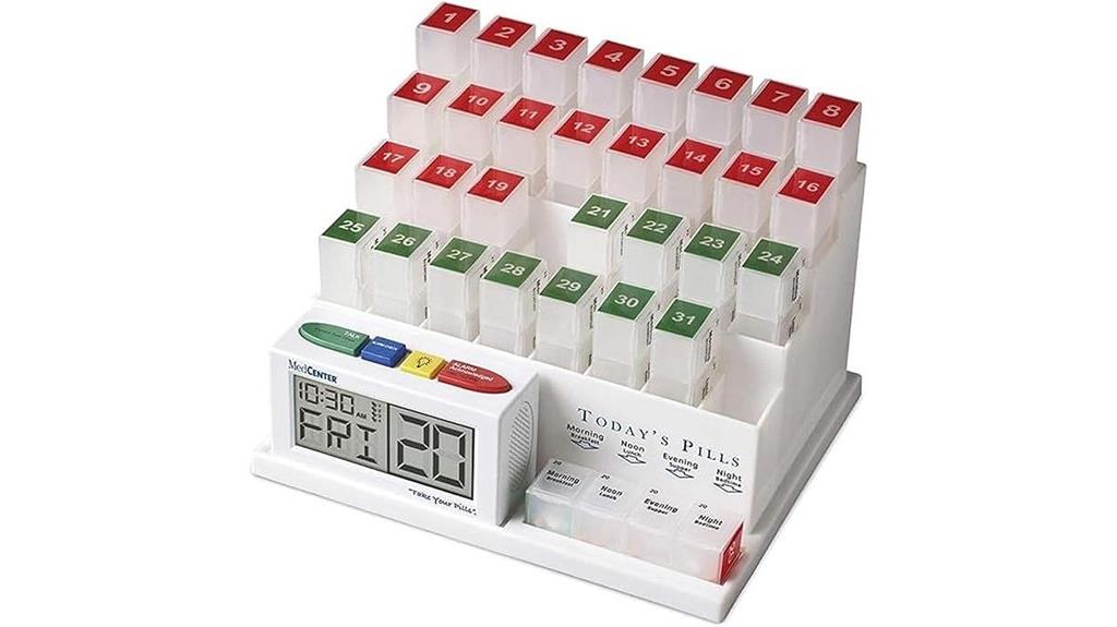 talking alarm medication organizer