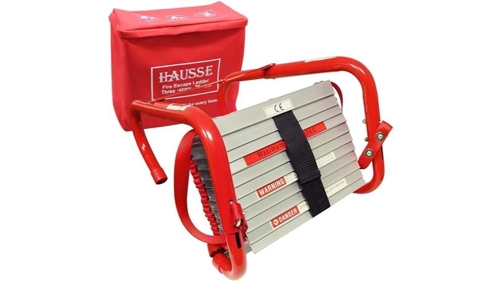 three story fire escape ladder