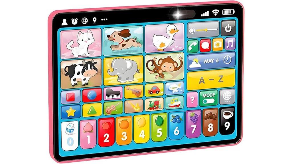 toddler trilingual learning tablet