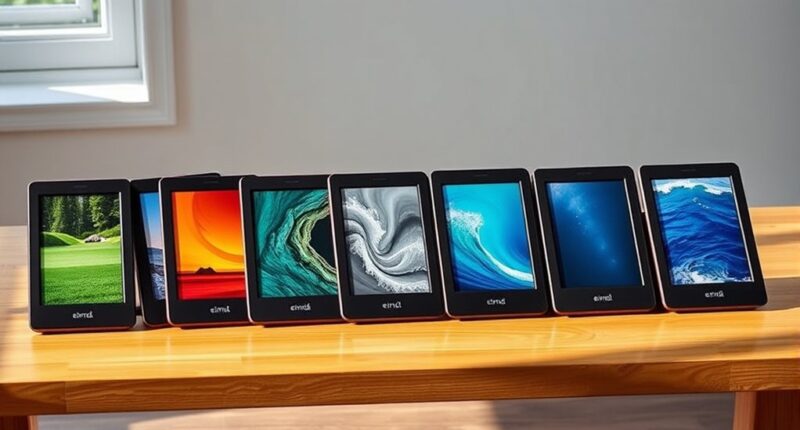 top color e ink readers