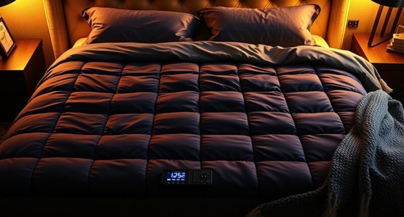top dual control electric blankets