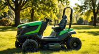 top electric lawn tractors