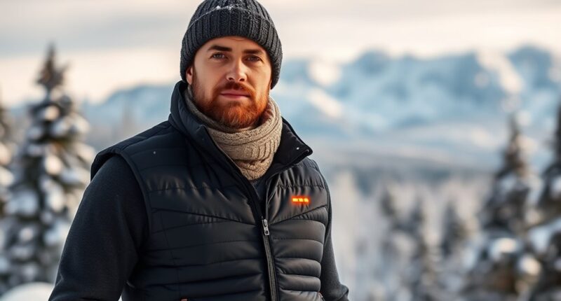 top men s heated vests