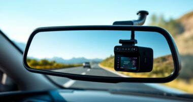 top rearview mirror dash cams