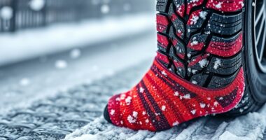 top snow traction socks