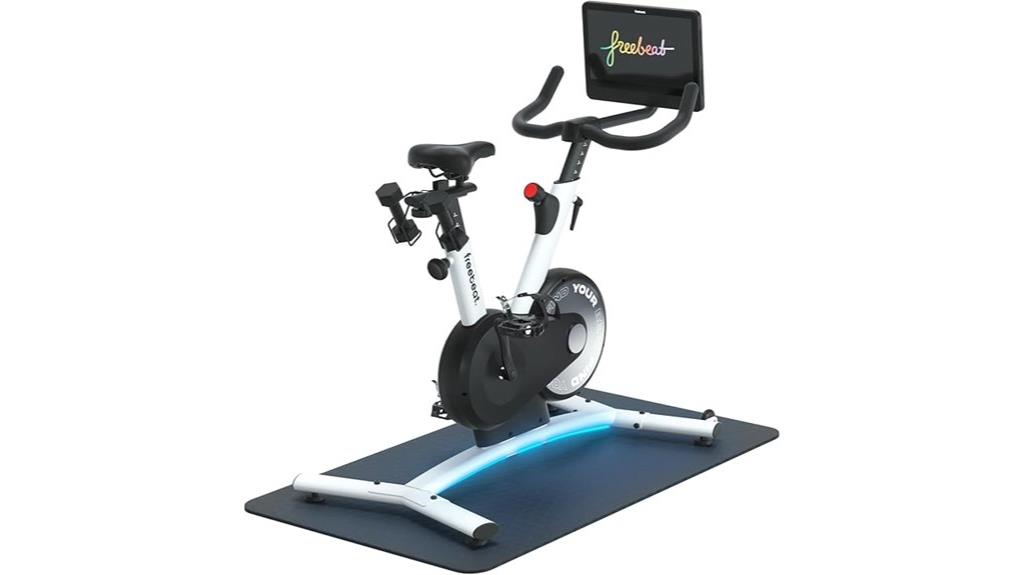 touchscreen bluetooth exercise bike
