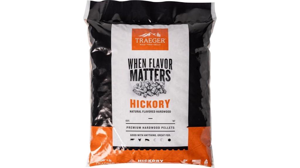 traeger hickory wood pellets