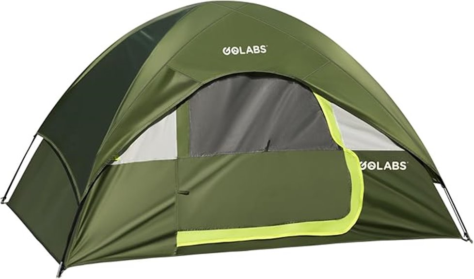 two person mesh tent