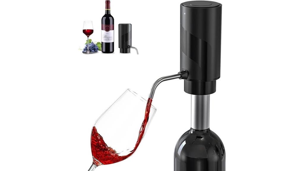 usb rechargeable wine aerator