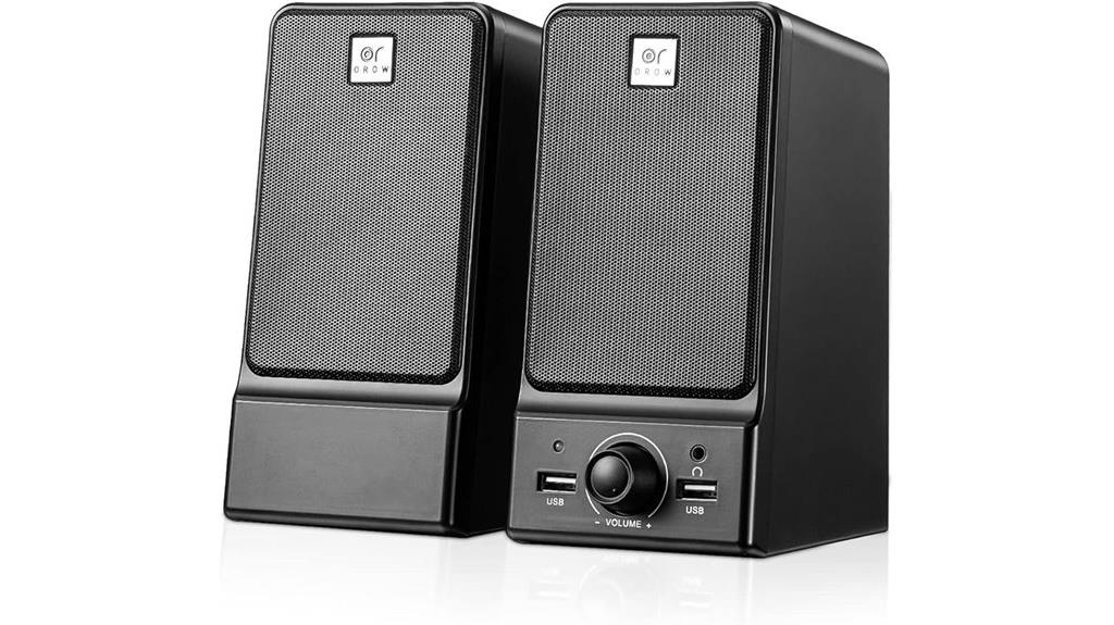 usb stereo desktop speakers