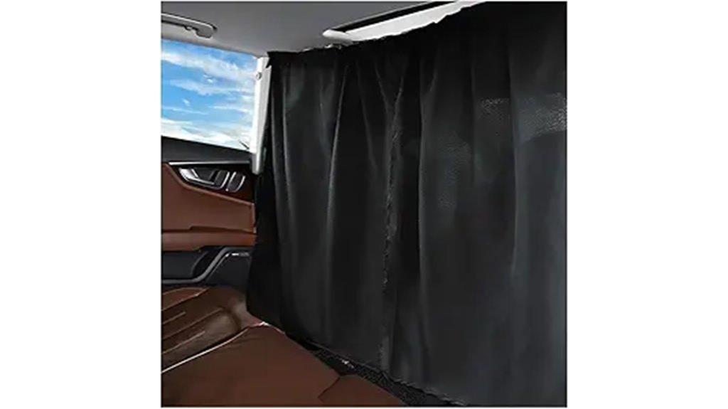 vehicle partition sunshade privacy