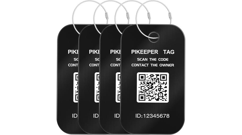 waterproof qr travel labels