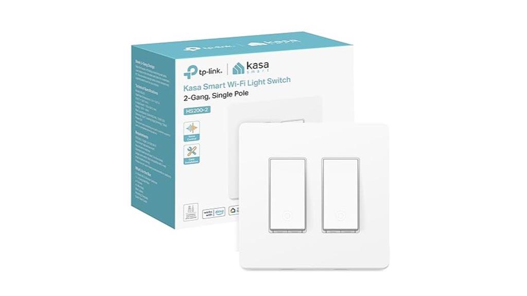 wi fi 2 gang light switch