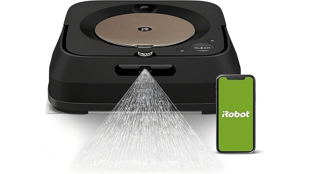 wi fi enabled robot mop