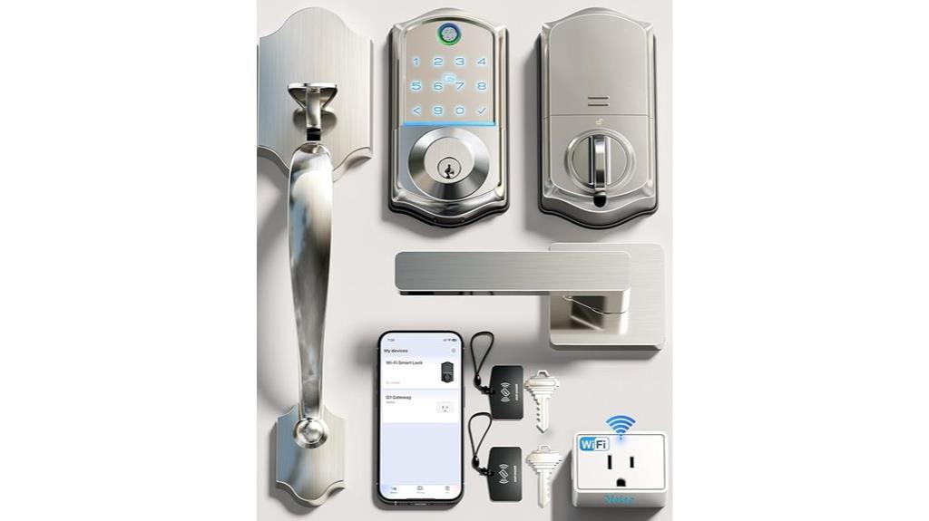 wi fi fingerprint door lock