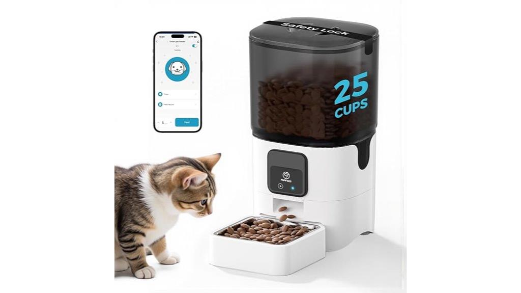 wifi controlled automatic pet feeder