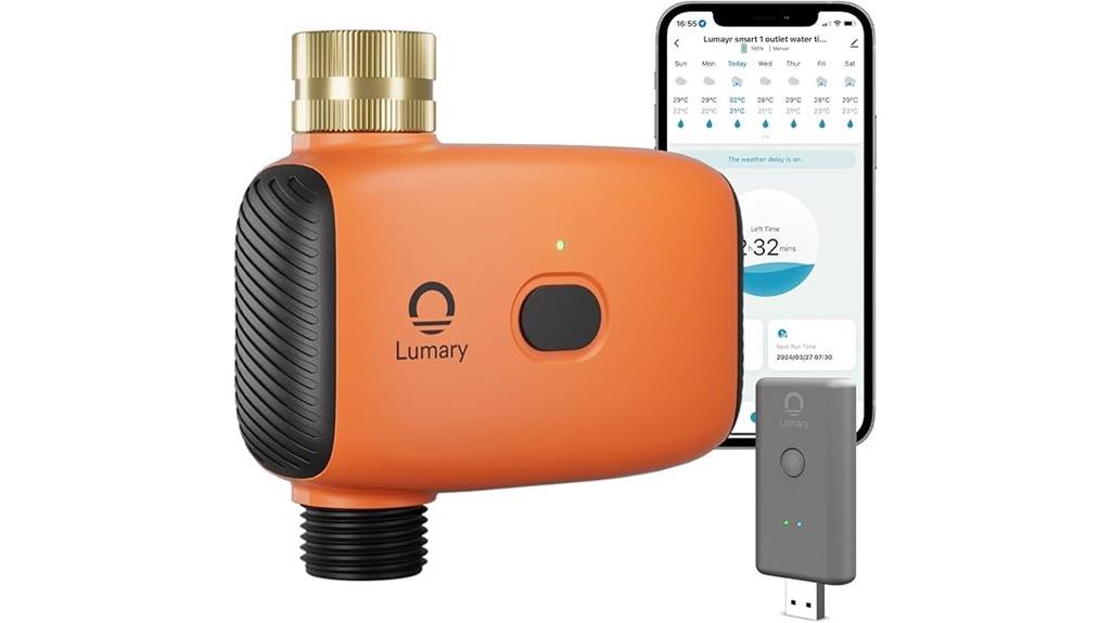 wifi controlled garden water timer