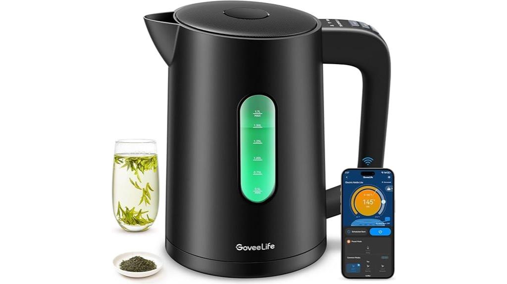 wifi enabled temperature controlled kettle