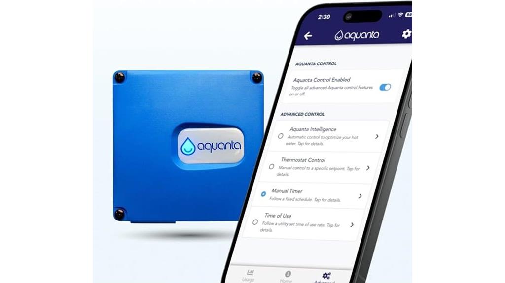 wifi enabled water heater timer