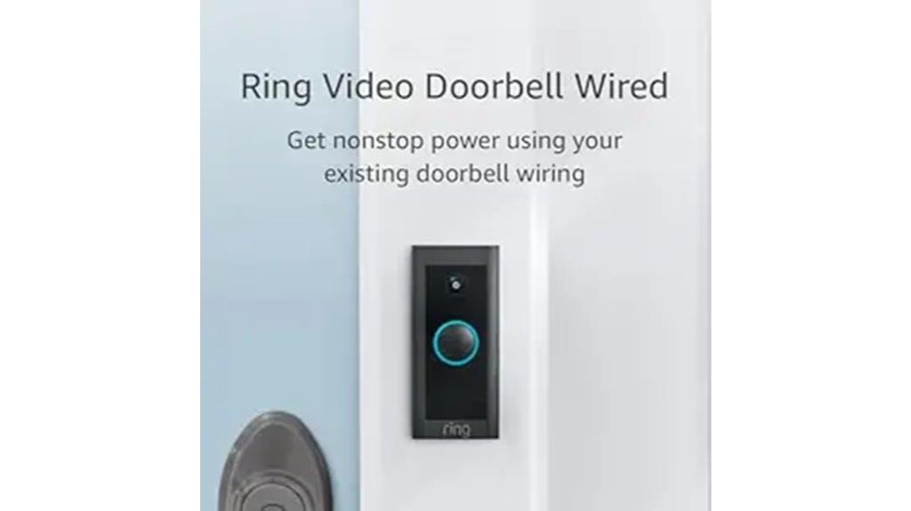 wired hd doorbell camera