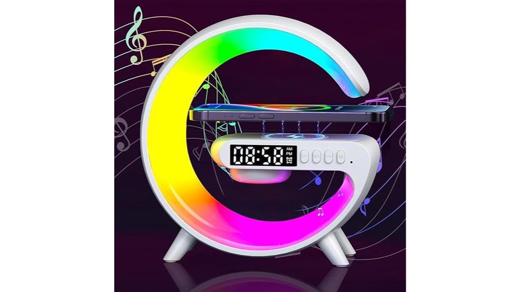 wireless charging led speaker