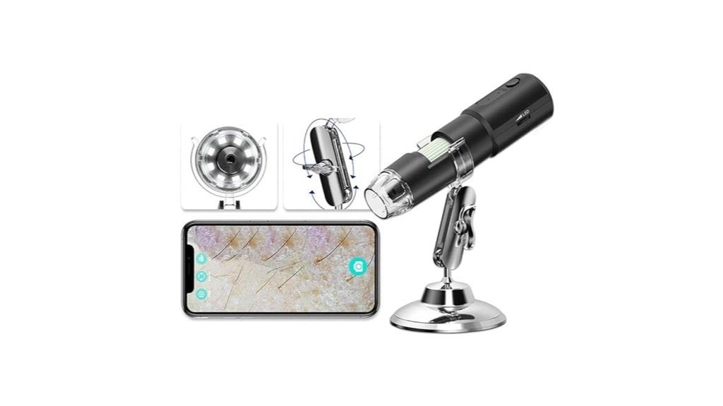 wireless dermatoscope microscope