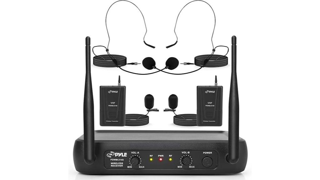 wireless dual microphone system
