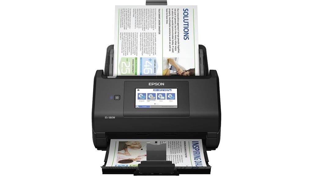 wireless duplex color scanner